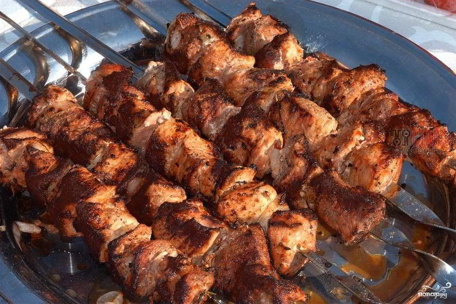 Рецепт быстрого шашлыка