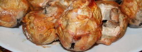 грибной шашлык в сметане. Шаг 6