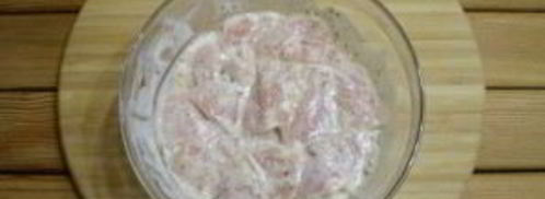 куриные шашлычки на шпажках в духовке для детей. Шаг 7