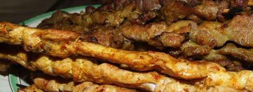 шашлычки из говядины, свинины и курицы. Шаг 24