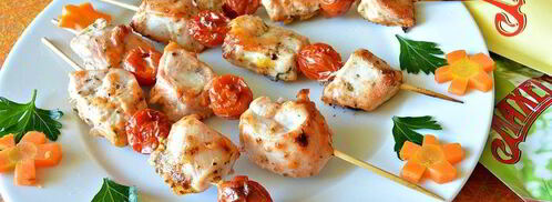 шашлычки из куриной грудки в духовке. Шаг 9