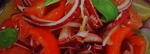 шашлык — ассорти из морепродуктов с салатом из грейпфрута. Шаг 5