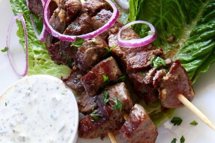 Рецепт шашлыка из баранины по-гречески