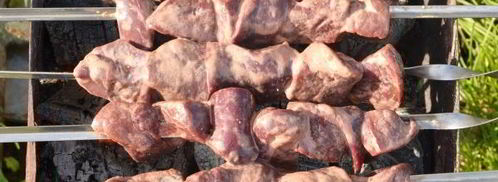 шашлык из говяжьей печени. Шаг 8