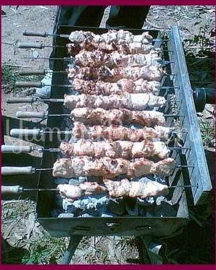 Шашлык из индейки