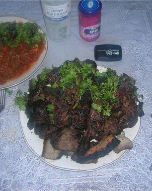 Шашлык из косули