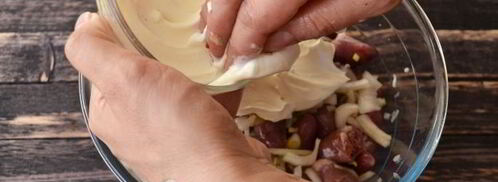 шашлык из куриных сердечек в сметане. Шаг 8