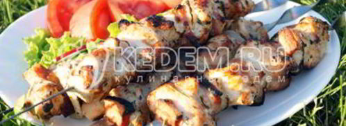 шашлык из курицы с корейкой. Шаг 11