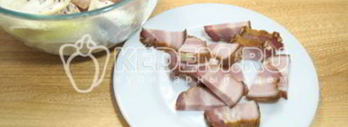 шашлык из курицы с корейкой. Шаг 7