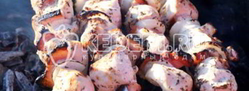 шашлык из курицы с корейкой. Шаг 10