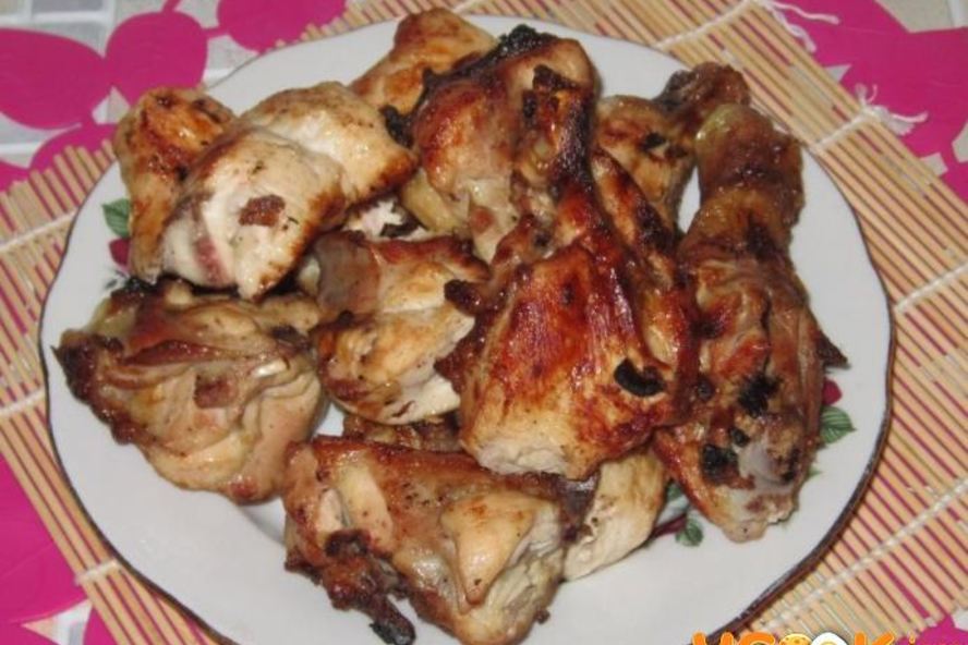 Рецепт шашлыка из курицы в майонезе