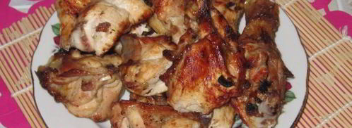 шашлык из курицы в майонезе. Шаг 8