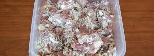 шашлык из свинины в духовке на противне. Шаг 5