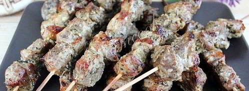 шашлык из свинины в духовке на противне. Шаг 7