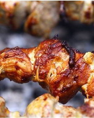 Шашлык из свинины в кефире