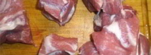 шашлык из свинины в минералке. Шаг 2