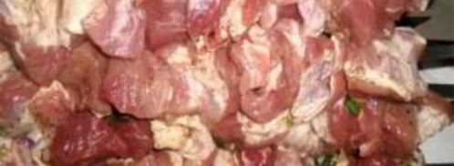 шашлык из свинины в минералке. Шаг 8