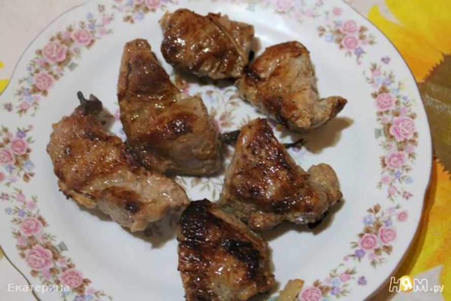 Рецепт шашлыка на сковородке