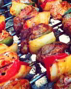 Шашлык на вине