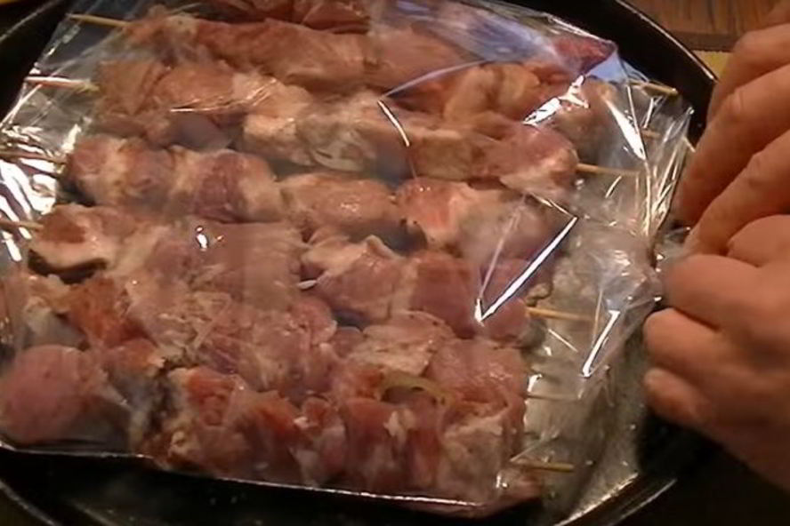 Рецепт шашлыка в рукаве для запекания
