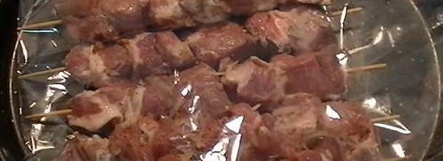 шашлык в рукаве для запекания. Шаг 6