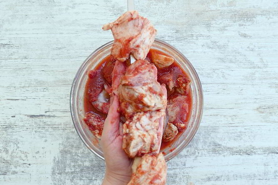 Рецепт томатного маринада для шашлыка