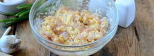 рубленые шницели из курицы с сыром. Шаг 4
