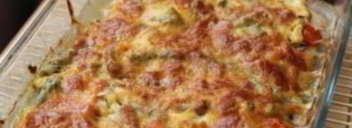 куриный стейк под овощами и сыром. Шаг 7