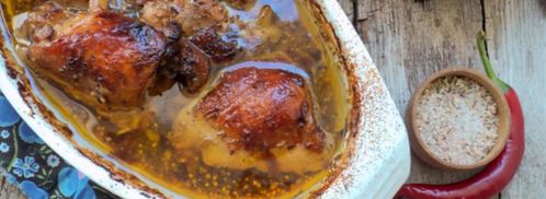 куриные стейки в имбирно-пряном маринаде. Шаг 7