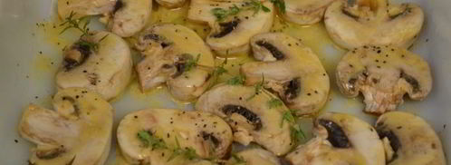 рибай стейк с грибами и луком. Шаг 2