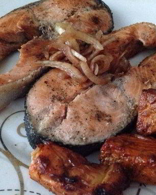 Рыбные стейки и шашлык из семги