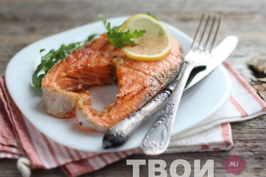 Рецепт стейка из форели
