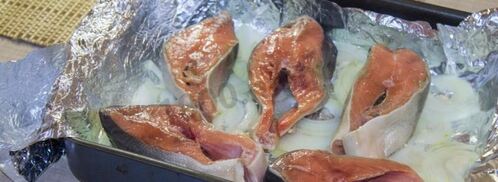 стейк из горбуши в духовке. Шаг 7