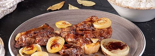 стейк из говядины в лимонно-соевом соусе. Шаг 8