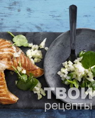 Стейк из лосося