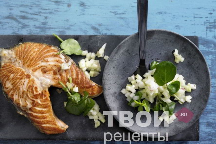 Рецепт стейка из лосося