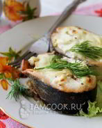 Стейк из семги в духовке