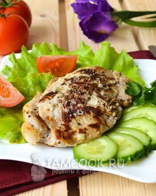 Стейк из свинины в мультиварке