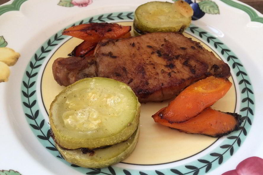 Рецепт стейка из свиной корейки