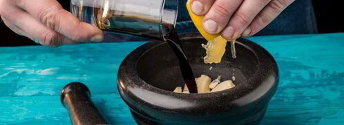 стейк лосося, запеченный с помидорами черри. Шаг 2