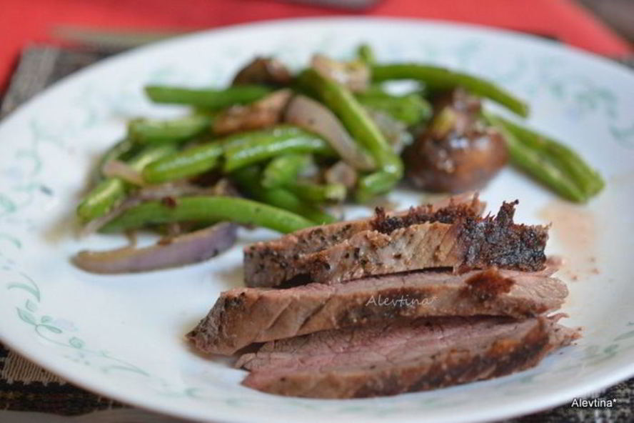 Рецепт стейка на сковороде