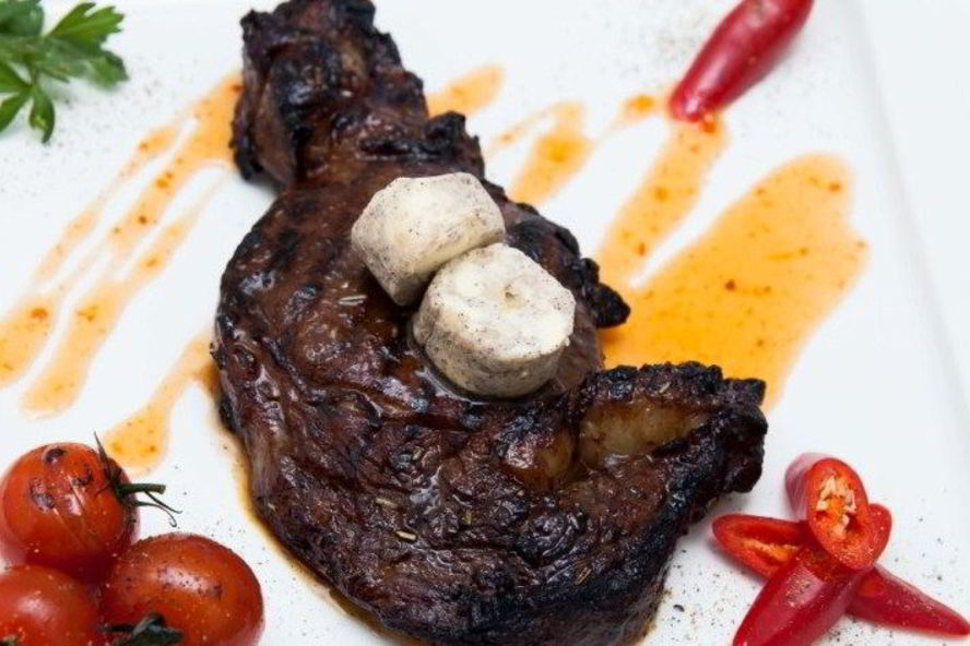 Рецепт стейка рибай с ароматным маслом