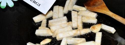 стейк с брюссельской капустой и сельдереем. Шаг 9