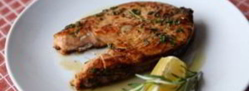 стейк семги на гриле. Шаг 5