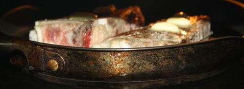 стейки из говядины на косточке со сливочным маслом. Шаг 5