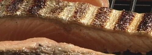 стейки из семги на гриле с чесноком и помидорами. Шаг 7