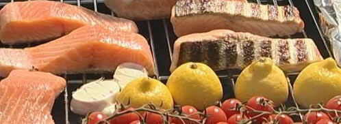 стейки из семги на гриле с чесноком и помидорами. Шаг 8