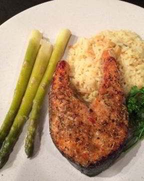 Стейки из семги в духовке