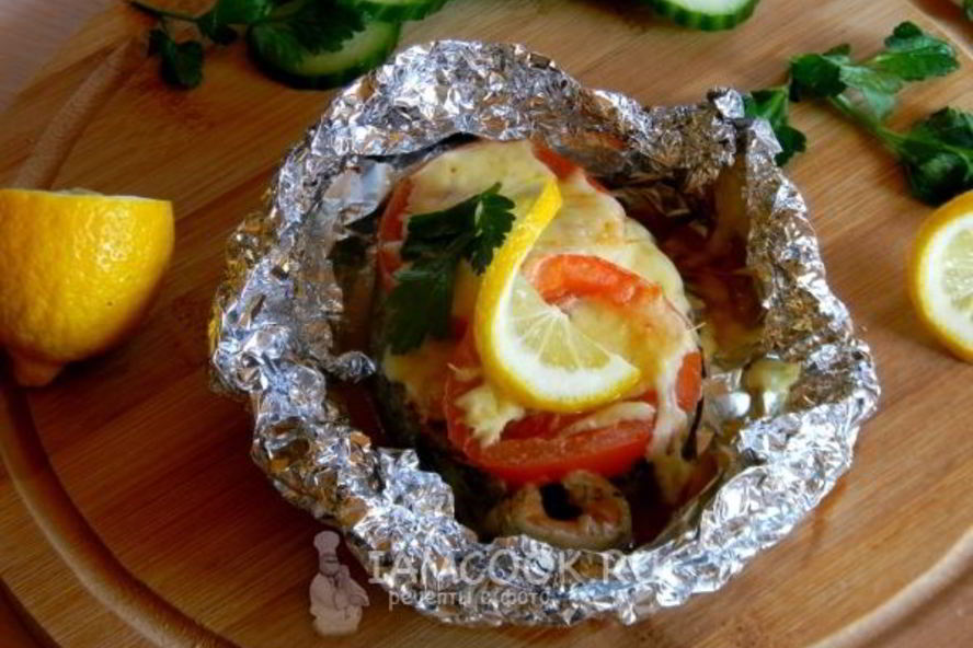 Рецепт стейков кеты в духовке