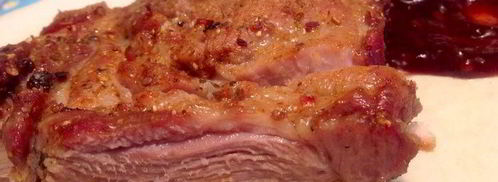 свиной стейк на решетке. Шаг 2